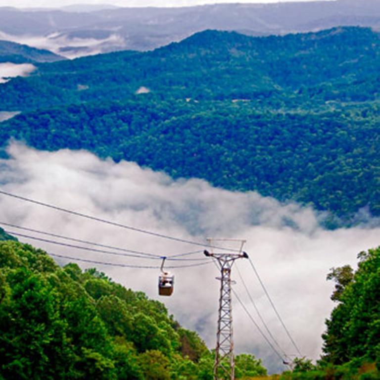 Pipestem Resort State Park Buitenkant foto